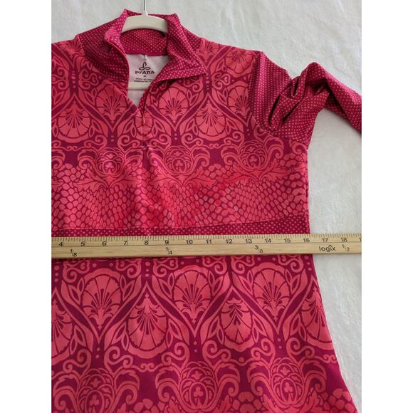 prAna Dress Womens Medium Hot Pink Activewear Stretch Performance‎ Boho Vacation - Picture 7 of 8